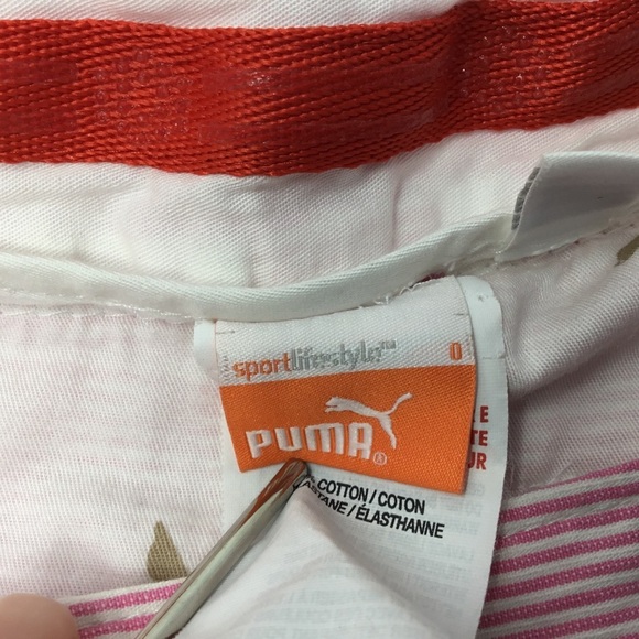 Puma Golf Pleated Striped Shorts - Picture 8 of 10